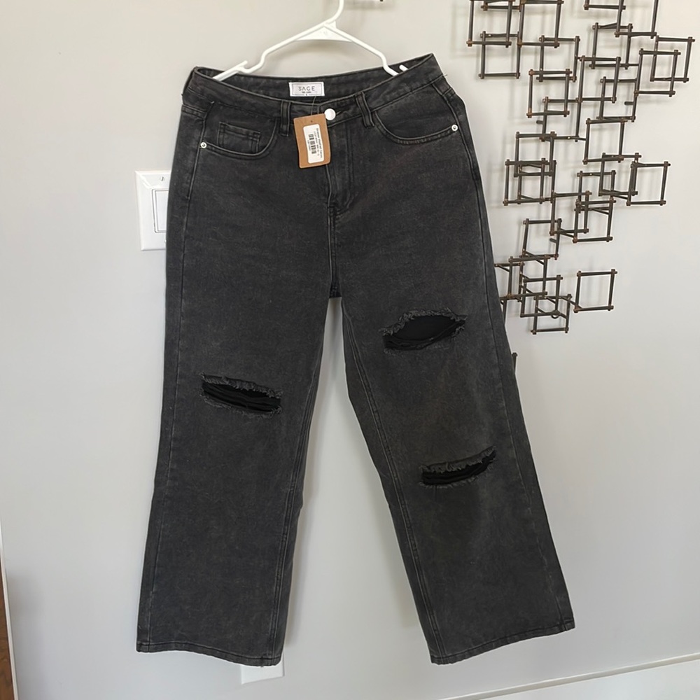 Black denim